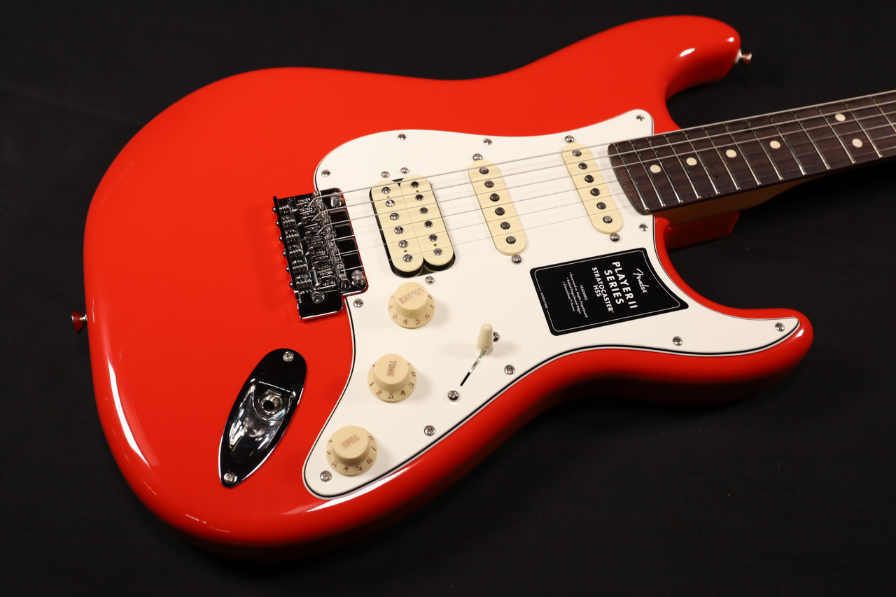 Fender Player II Stratocaster HSS Rosewood Fingerboard Coral Red