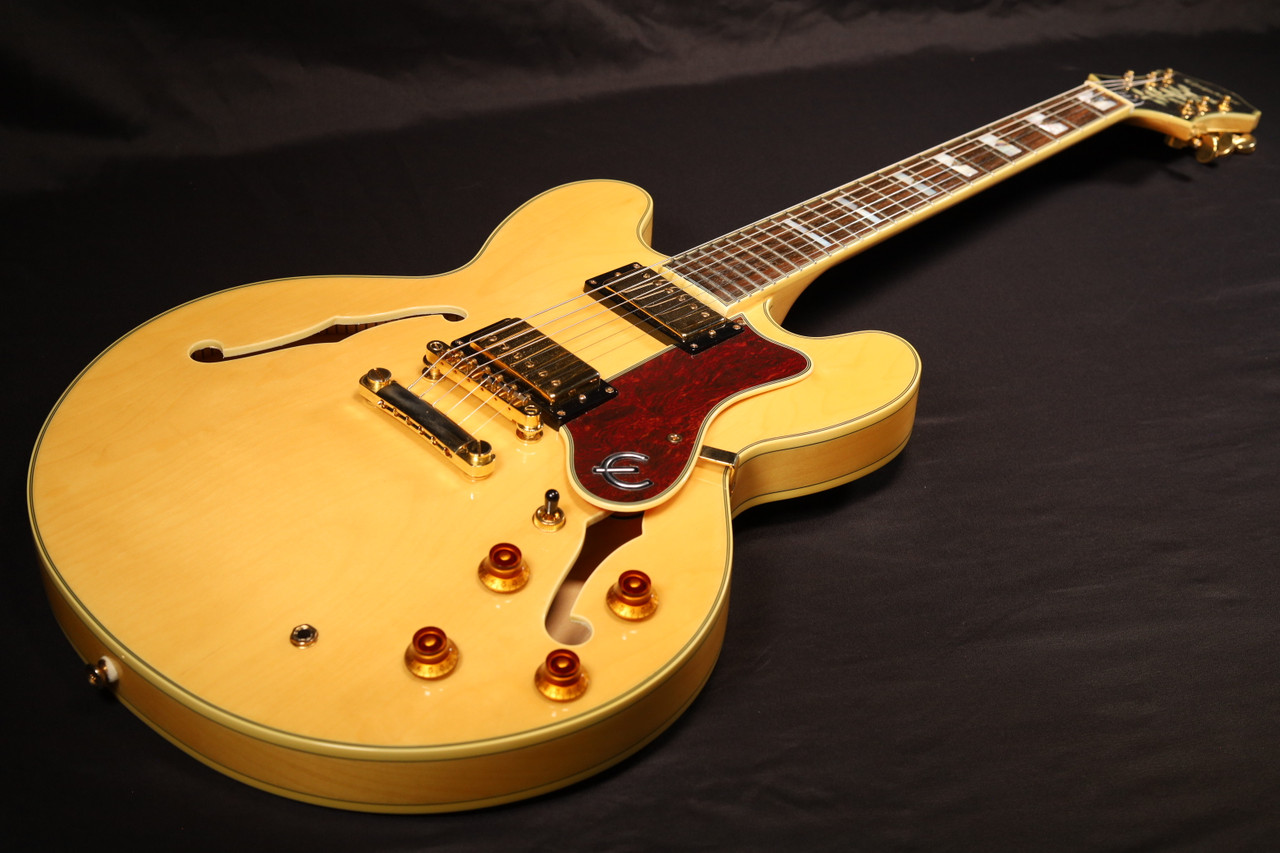 Epiphone Sheraton II with Rosewood Fretboard Natural Finish Made