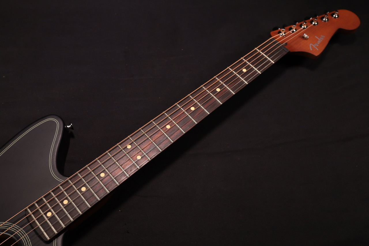 ギター Acoustasonic Standard Jazzmaster (Black) Fender_MIM_Acoustasonic_Jazzma