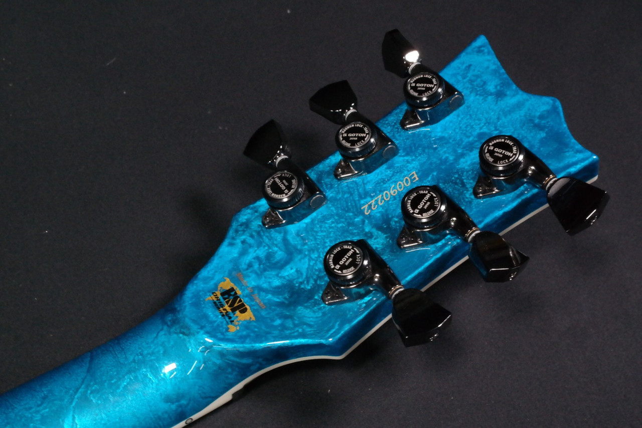 ESP Japan Custom Shop Eclipse Custom Blue Liquid Metal 222