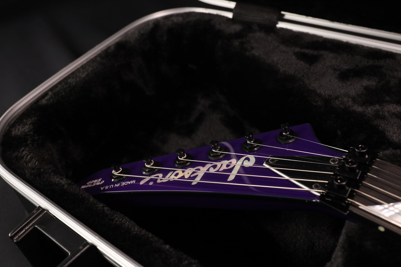 Jackson Custom Shop Warrior USA Floyd Rose Metallic Purple 054