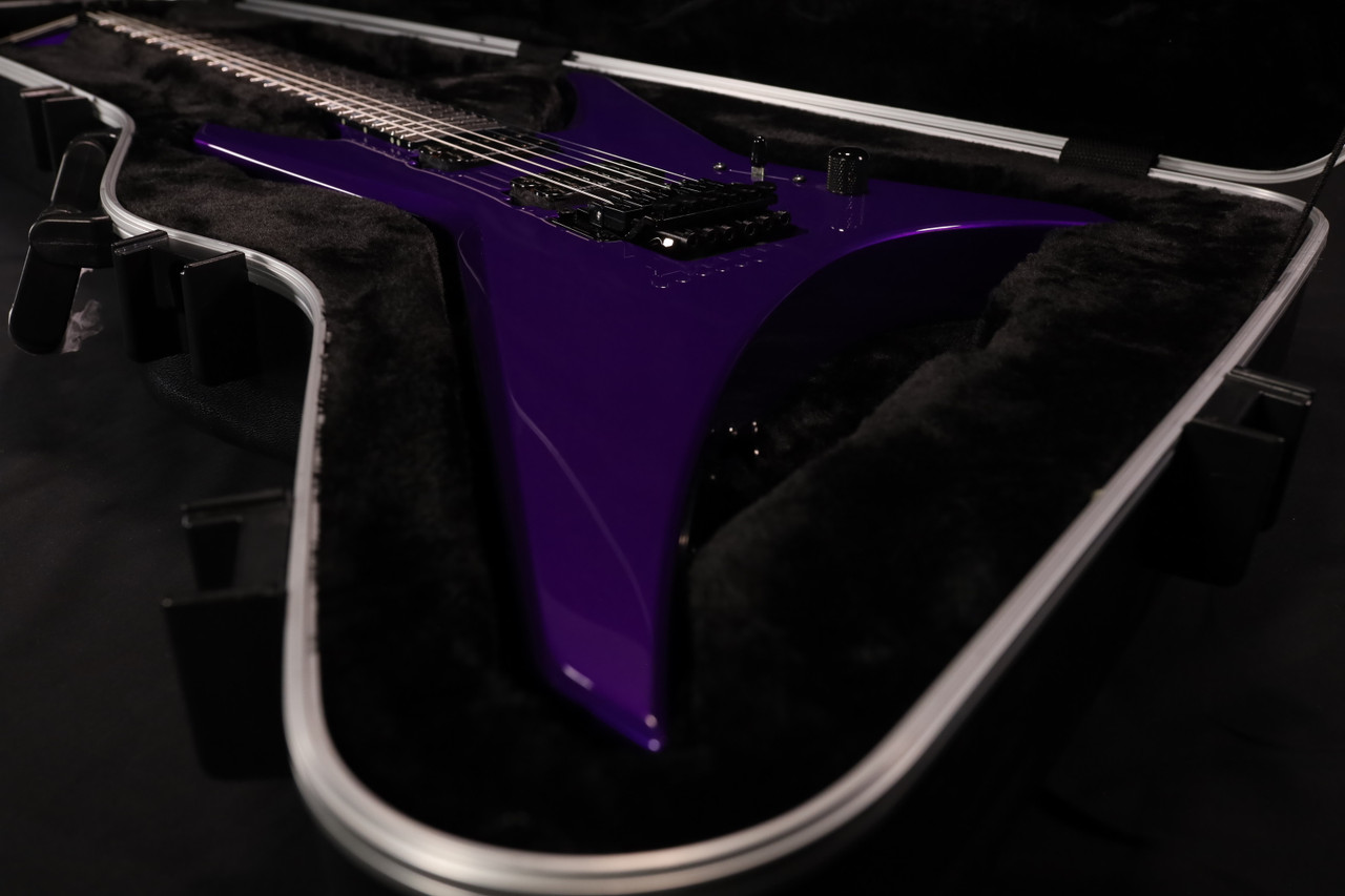 Jackson Custom Shop Warrior USA Floyd Rose Metallic Purple 054