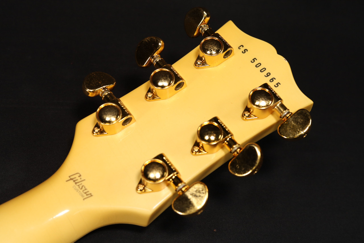 Gibson Custom Shop Les Paul Custom Aspen White Murphy Lab Ultra