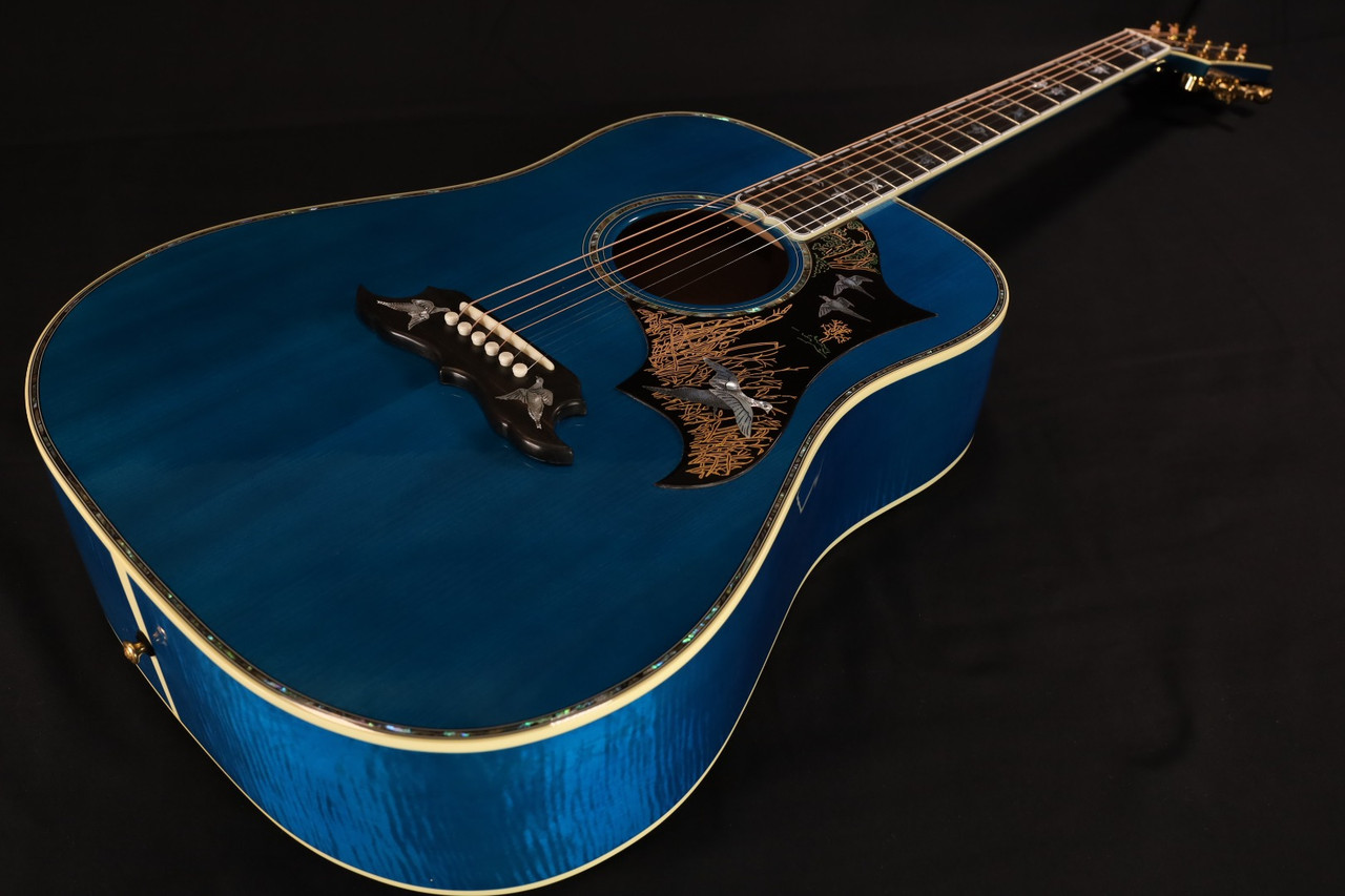 Gibson Custom Shop Doves In Flight Adirondack/Red Spruce FLAME
