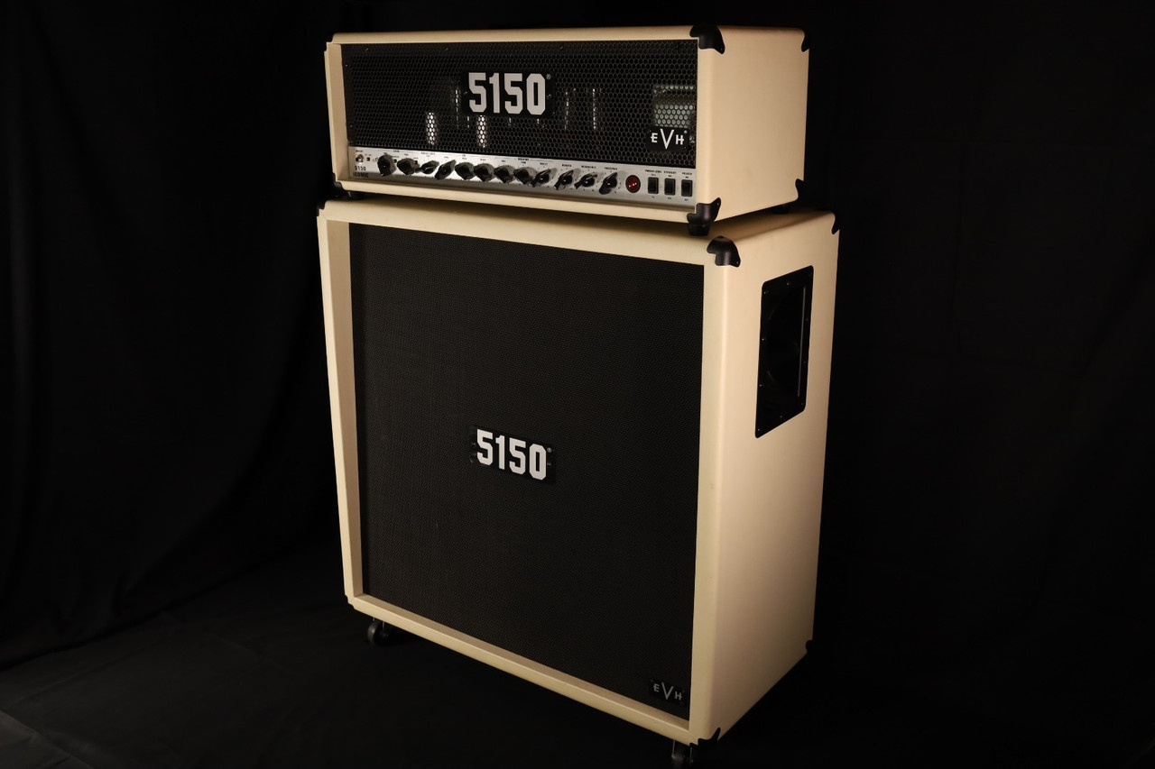 MINT EVH ICONIC 80 WATT TUBE HEAD AND MATCHING 4X12 CAB USED 515