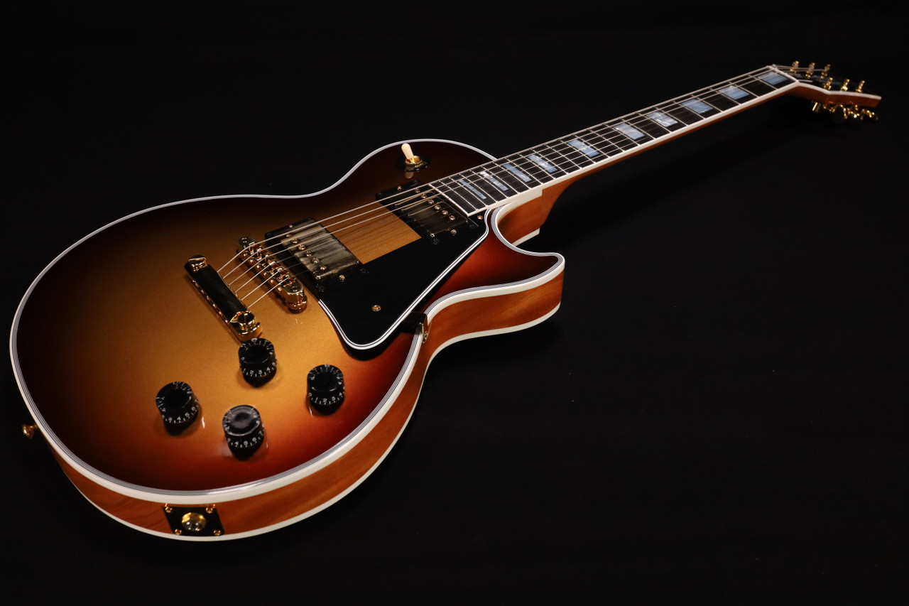 Gibson Les Paul Custom Viceroy Goldburst Natural Back Gloss Gold