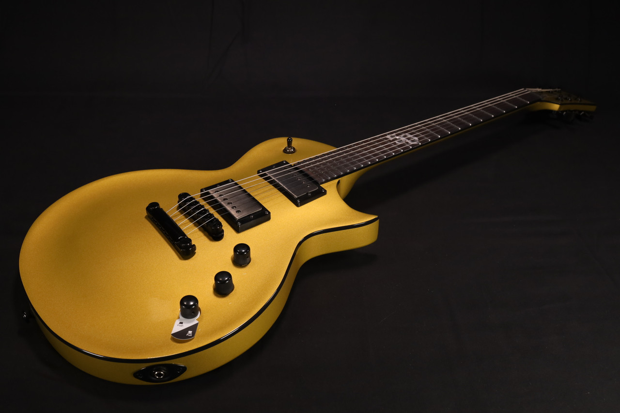 ESP LTD EC-2025 Electric Guitar - Metallic Gold, Ebony Fingerboard
