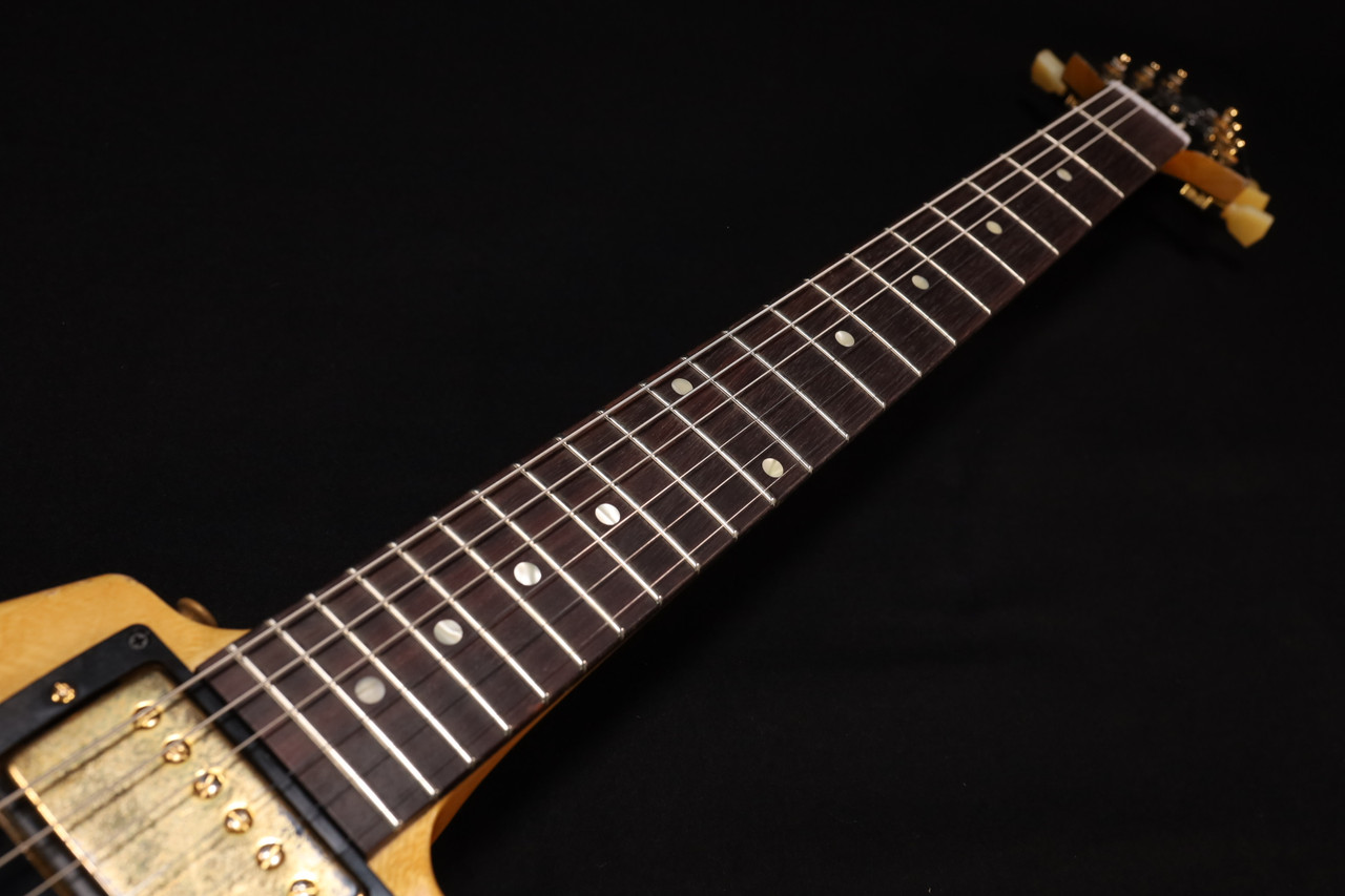 Gibson Custom Shop CUSTOM ORDER 58 Korina Flying V Black Pcikguard