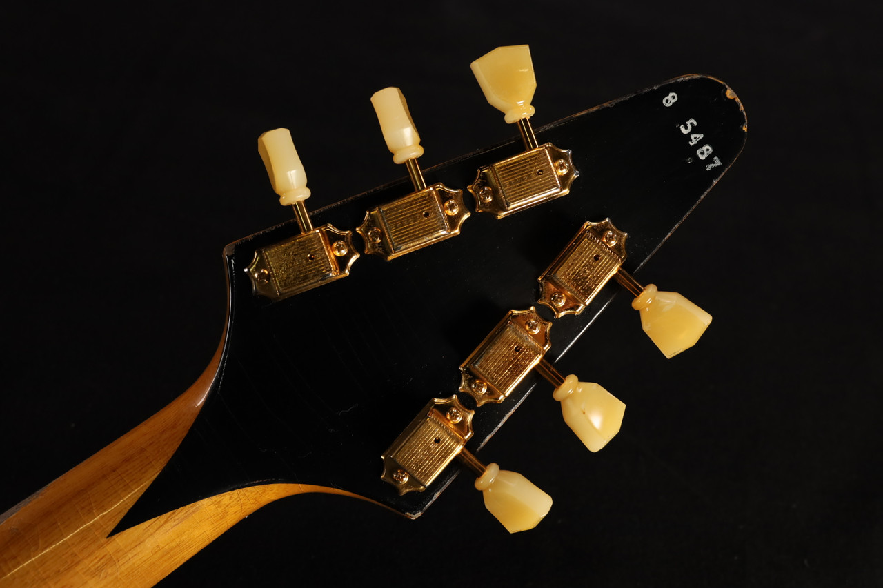 Gibson Custom Shop CUSTOM ORDER 58 Korina Flying V Black Pcikguard