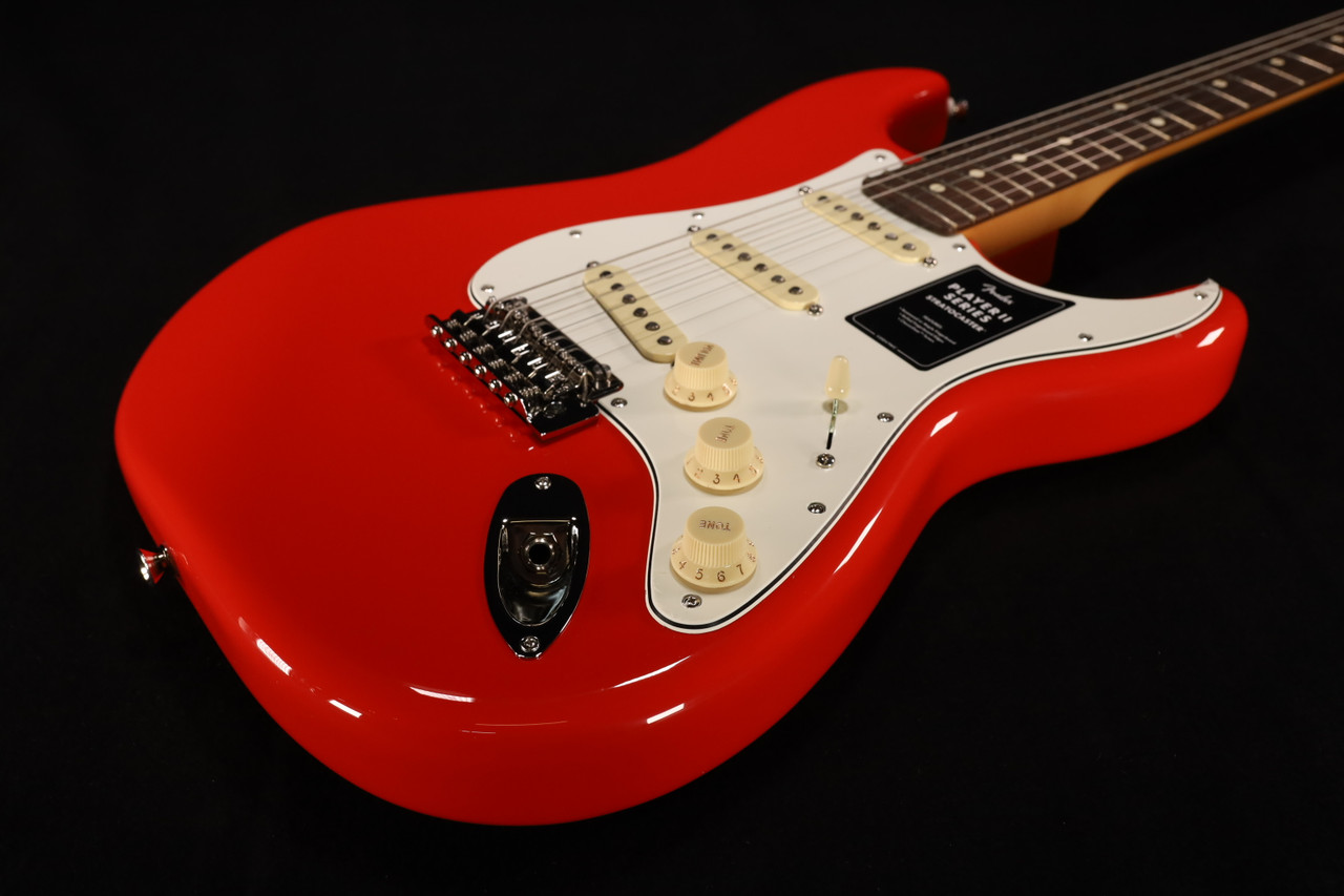 Fender Player II Stratocaster Rosewood Fingerboard Coral Red 744