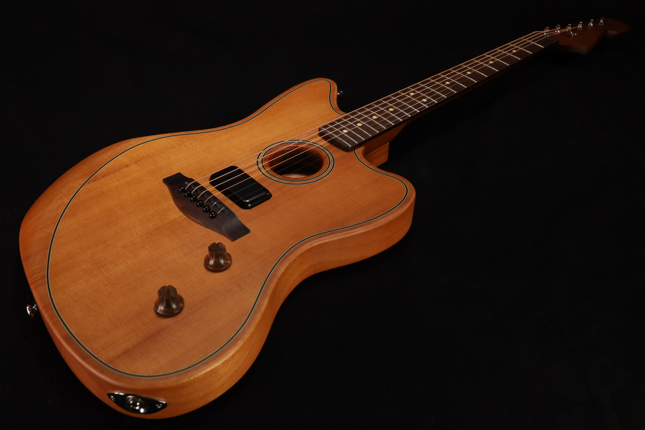 Fender Acoustasonic Standard Jazzmaster Aged Natural 349 - Liberty