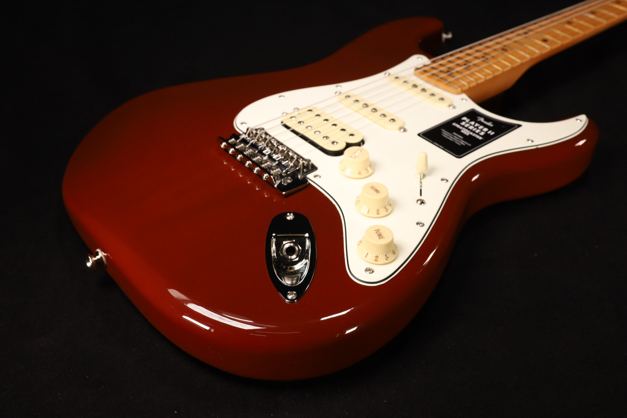 Fender Player II Stratocaster HSS Maple Fingerboard Transparent