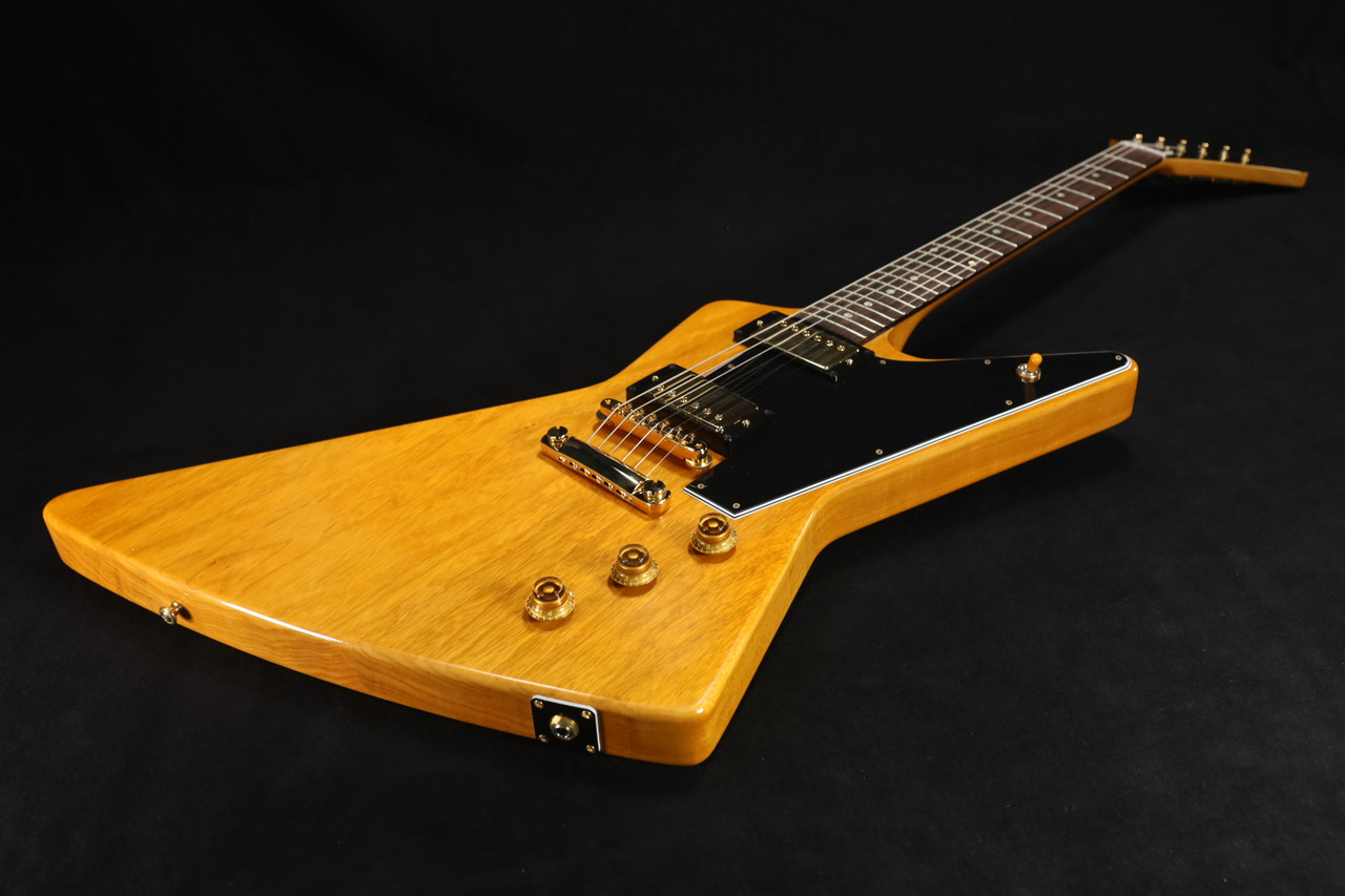 Gibson Custom Shop 1958 Korina Explorer Black Pickguard Natural