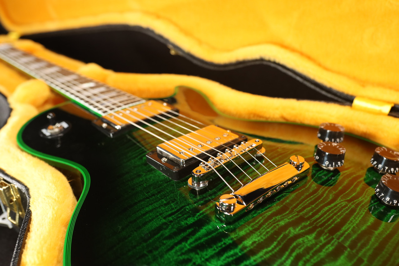 Gibson Custom Shop Les Paul Axcess Custom Figured Green Widow