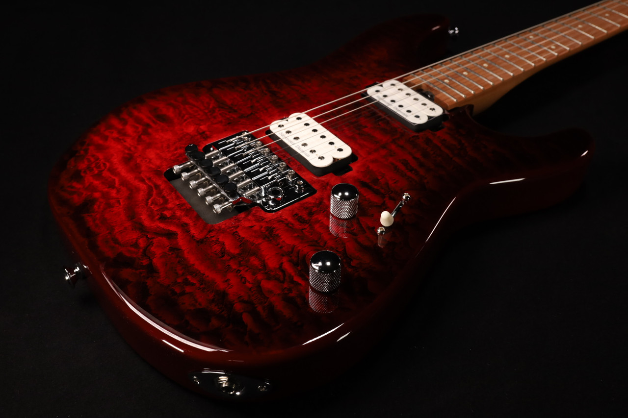 Charvel Pro-Mod Plus SD1Q HH FR Electric Guitar - Sangria Burst