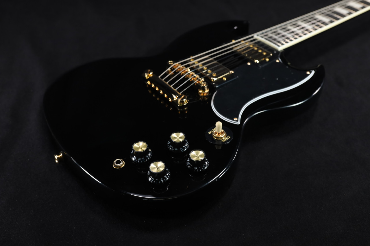 Epiphone SG Custom Electric Guitar - Ebony with Gig bag