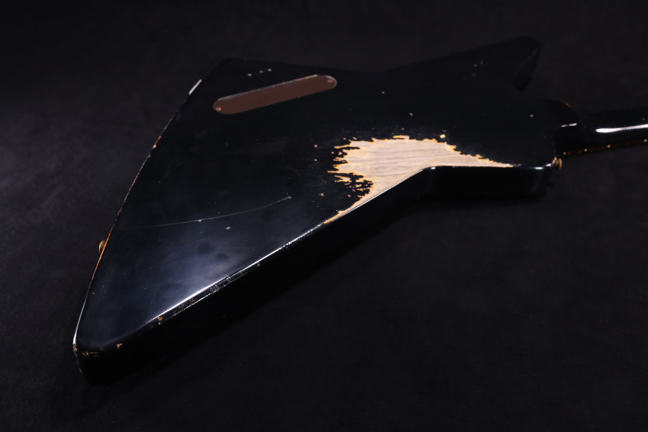 Gibson Custom Shop 58 Korina Explorer Ebony Over Korina Murphy Lab