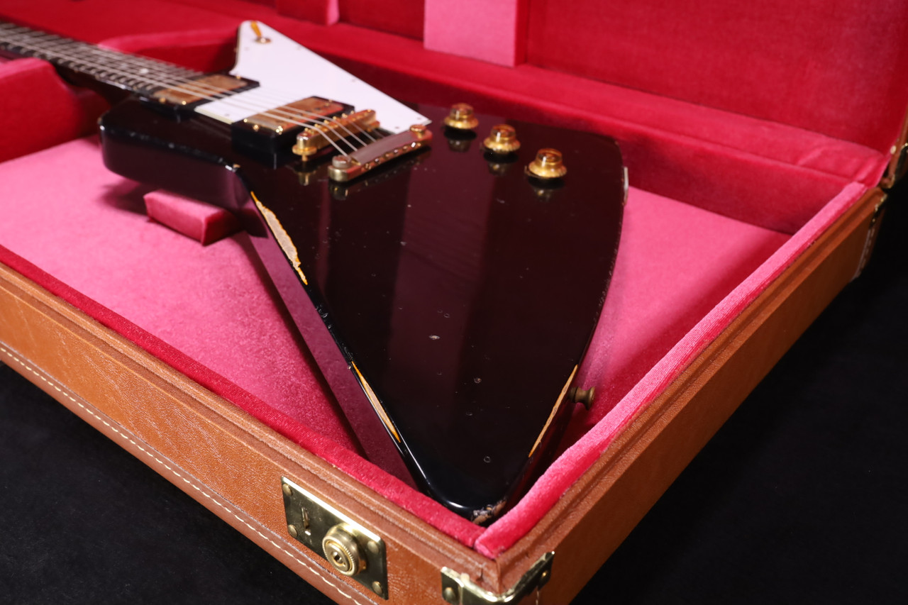 Gibson Custom Shop 58 Korina Explorer Ebony Over Korina Murphy Lab