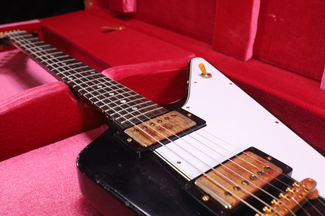 Gibson Custom Shop 58 Korina Explorer Ebony Over Korina Murphy Lab