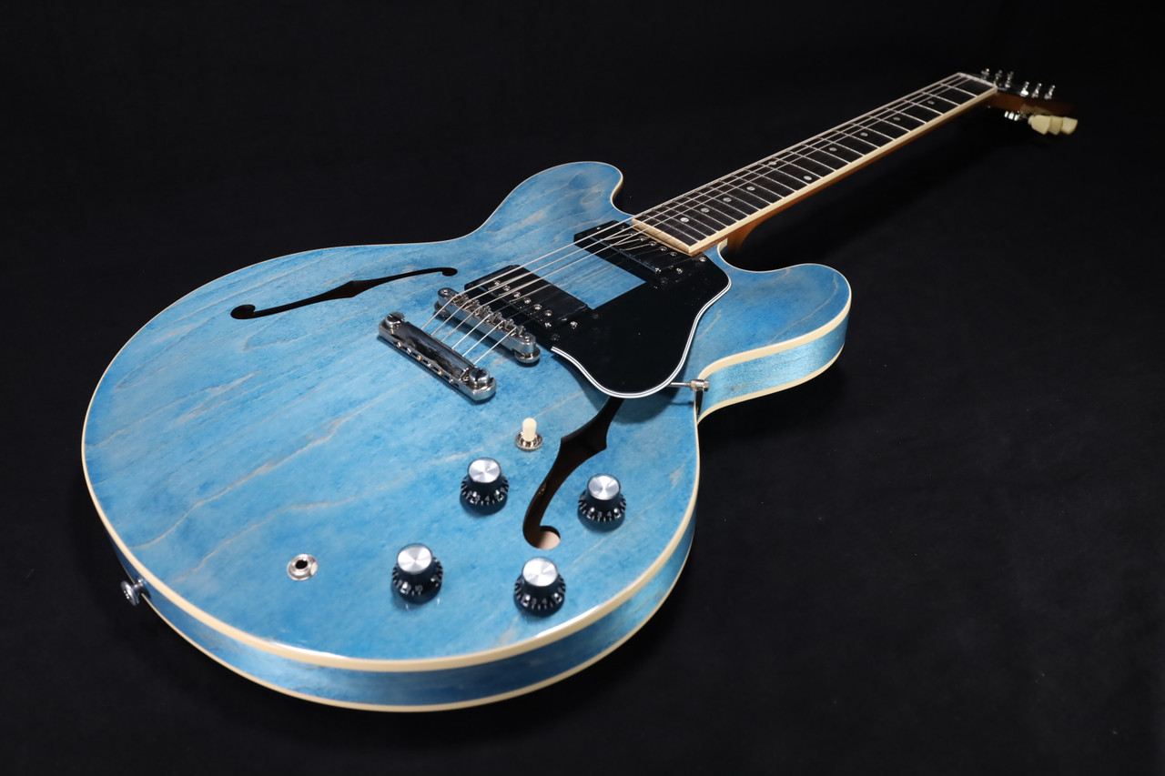 Gibson ES-335 Ocean Blue USA with Case 222 - Liberty Music