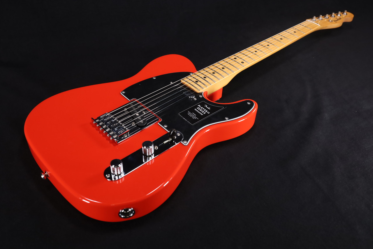 MINT Fender Player II Telecaster Maple Fingerboard Coral Red USED
