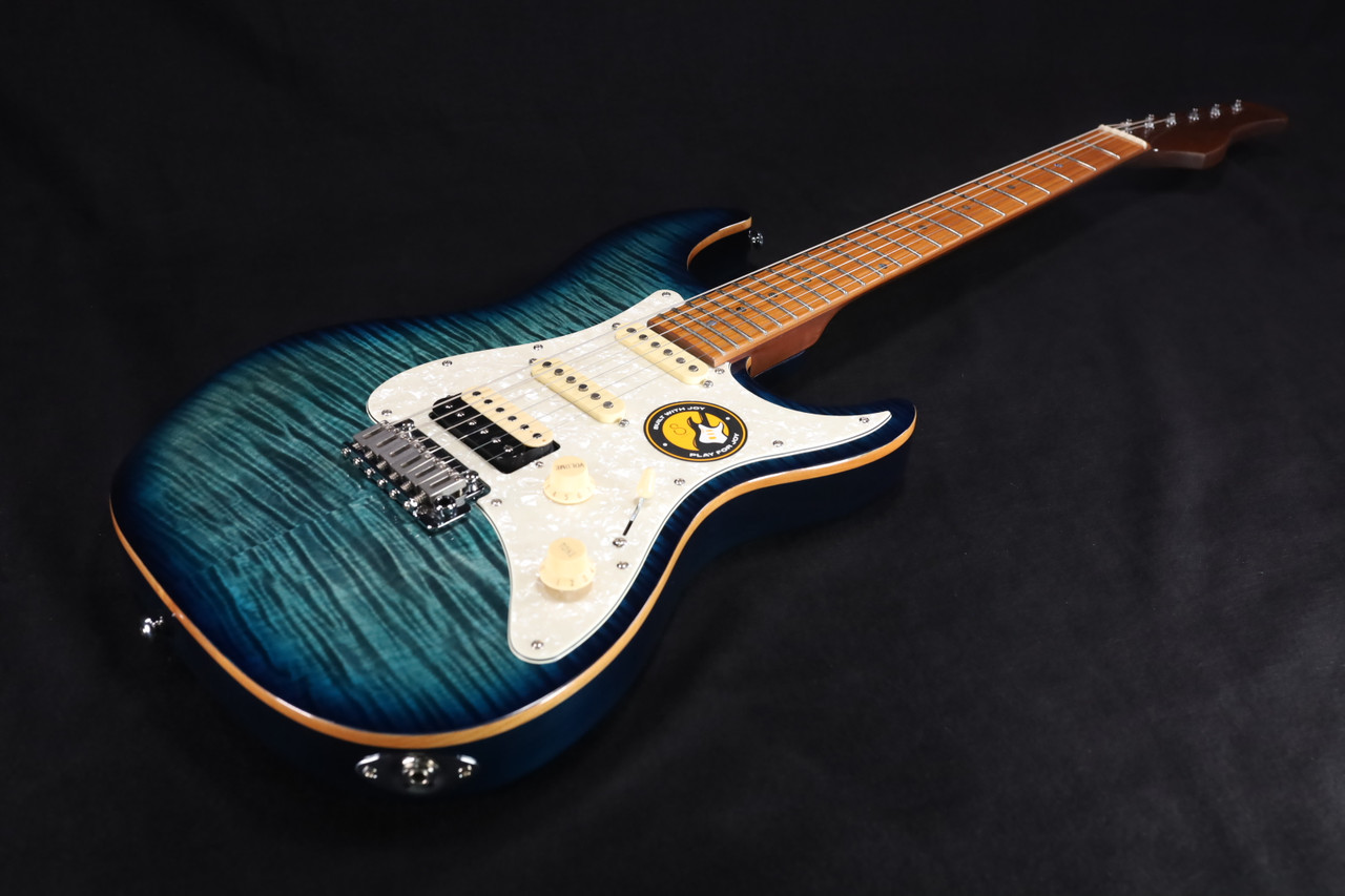 Sire Larry Carlton S7 Electric Guitar, Transparent Blue USED 518