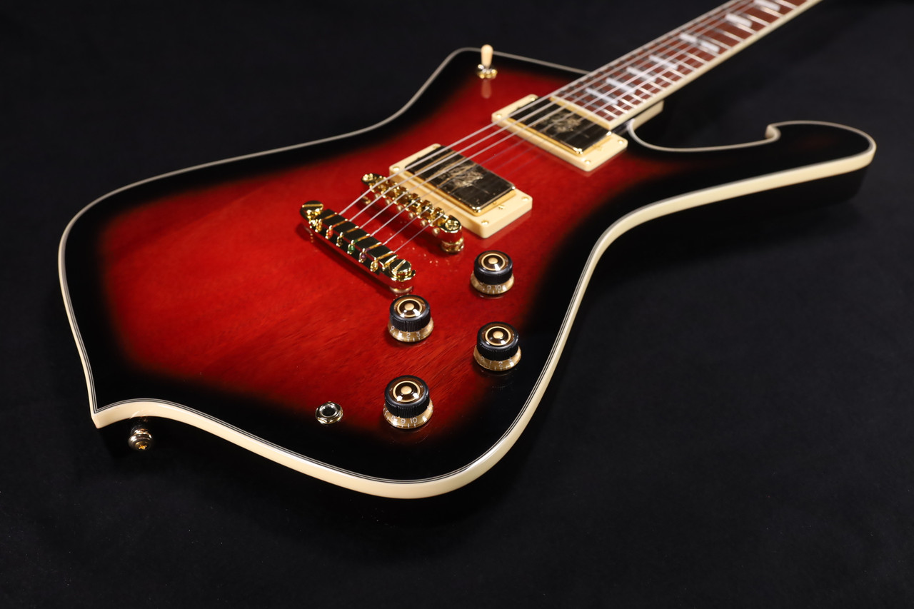 イーディス Ibanez Iceman 6str Electric Guitar w/Bag - Antique Autumn Burst