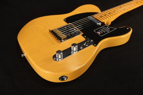 Fender American Ultra Luxe 50s Telecaster Maple Fingerboard Butterscotch Blonde 753