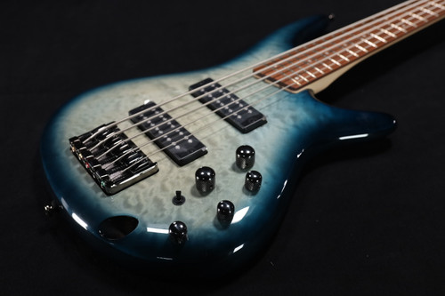 Ibanez SR Standard 5str Electric Bass - Stained Cosmic Blue Starburst 005 Ibanez SR Standard 5str Electric Bass - Stained Cosmic Blue Starburst 005