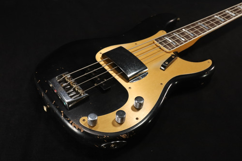 Fender Custom Shop Masterbuilt David Brown P Bass Special Relic, 3A Rosewood Fingerboard, Aged Black 182