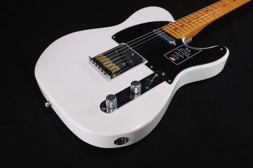 Fender American Ultra Luxe 50s Telecaster Maple Fingerboard White Blonde 653