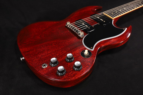 Gibson Custom Shop 1963 SG Special Reissue Lightning Bar VOS Cherry Red - SGSP63VOCHNH1 013