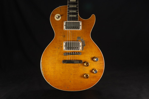 Gibson Custom Shop Kirk Hammett Greeny 1959 Les Paul Standard Murphy Lab Aged Greeny Burst - LPR59GRNYMLNH1 944