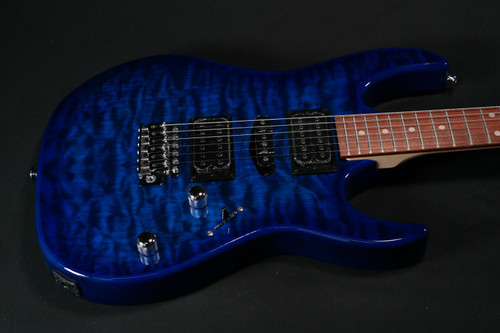 Ibanez GRX70QATBB Electric Guitar - Transparent Blue Burst - 224