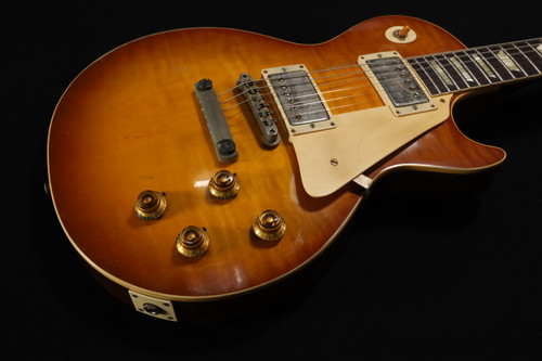 Gibson Custom Shop 1959 Les Paul Standard Reissue Heavy Aged Golden Poppy Burst - LPR59HAGPBNH1 780