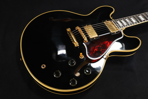 Gibson Custom Shop 1959 ES-355 Reissue Stop Bar Ultra Light Aged Ebony - 59ES355ULEBGH1 293