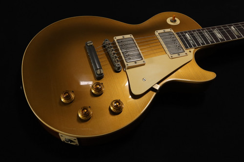 Gibson Custom Shop 1957 Les Paul Goldtop Reissue Ultra Light Aged Double Gold - LPR57ULDGNH1 071