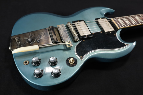 Gibson Custom Shop 1964 SG Standard Reissue w/ Maestro Ultra Light Aged Pelham Blue - SGSR64ULPBNM1 264