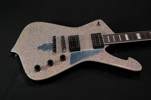Ibanez Paul Stanley Signature PS60 NAMM 2018 Electric Guitar, Silver Sparkle - 776