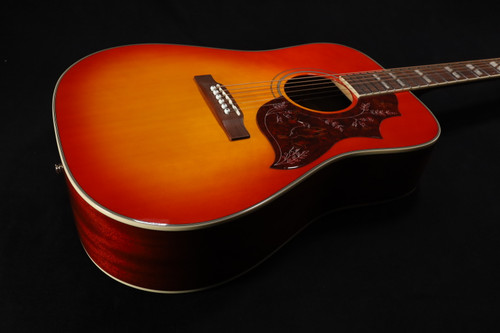 Epiphone Hummingbird Studio (Solid Top; Fishman Sonitone) Faded Cherry Sunburst - EEHBFCNH1 586
