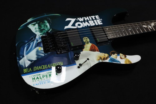 ESP LTD KHWZ Kirk Hammett White Zombie Electric Guitar (with Case) USED 735