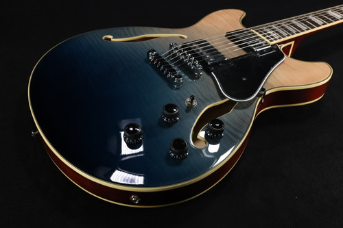 Ibanez AS73FMTIF AS Artcore 6str Hollow Body Electric Guitar - Transparent Indigo Fade 699