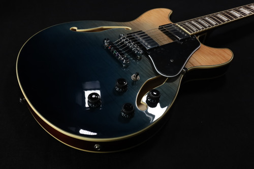 Ibanez Artcore AS73FM Electric Guitar Trans Indigo Fade 553
