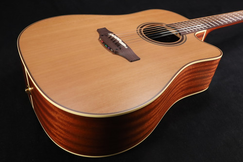 Takamine P3DC-12 Dreadnought Cutaway Acoustic-Electric Guitar with Semi-Hard Case 048