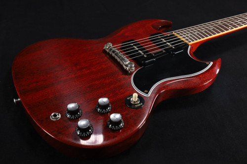 Gibson Custom Shop 1963 SG Special Reissue Lightning Bar VOS Cherry Red - SGSP63VOCHNH1 363