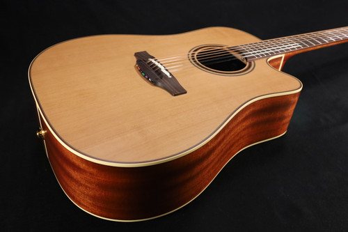 Takamine P3DC-12 Dreadnought Cutaway Acoustic-Electric Guitar with Semi-Hard Case 076