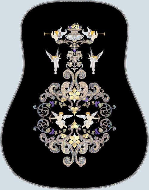 Martin Custom Shop Special Edition Masterpiece ''Angelic'' Inspired Inlay by Harvey Leach Brazilian Rosewood EXTREMELY LIMITED
