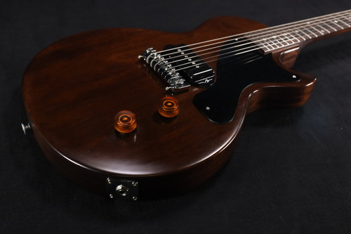 RARE Gibson Charlie Starr Les Paul Junior Dark Walnut USED 081