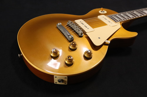 Gibson Custom Shop 1956 Les Paul Goldtop Reissue Ultra Light Aged Double Gold - LPR56ULDGNH1 146