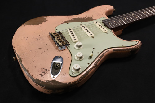 Fender Custom Shop 1963 Stratocaster - Relic - Aged Shell Pink - Master Built By Greg Fessler 684